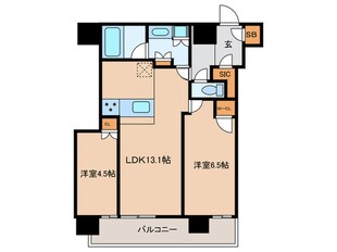 NAGOYA the TOWER(510)の物件間取画像